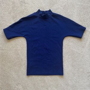 Navy blue Ann Taylor turtle neck top